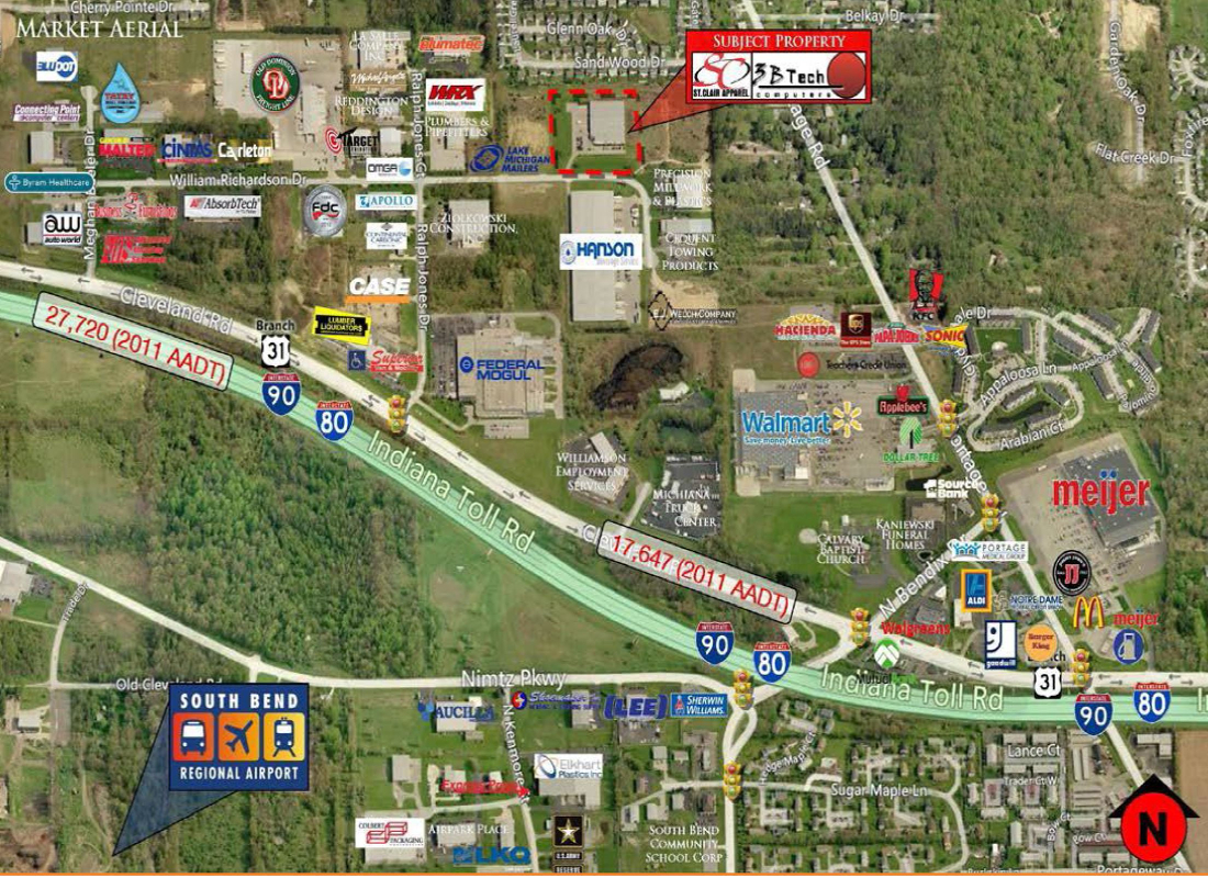 3B Aerial Corcoran Commercial Real Estate